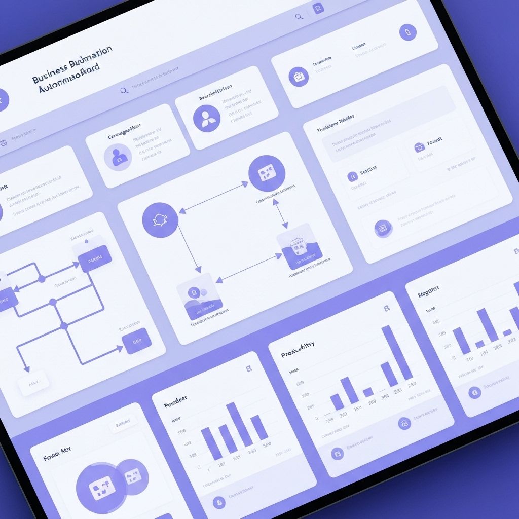 Dashboard de automações empresariais